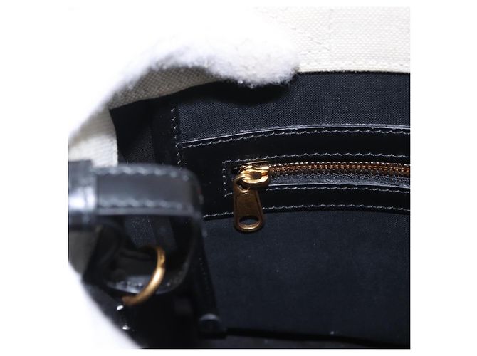BALENCIAGA Canvas Handbag mit Hardware 2way White Gold 693662 Auth bs36453 - Ansicht 22