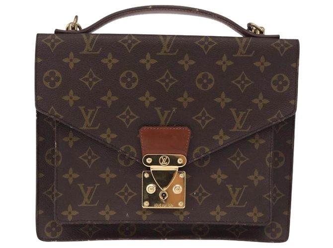 LOUIS VUITTON Borsa Monogram Monceau 28 2way M51185 LV Auth BA14646 Monogramma - vista 13