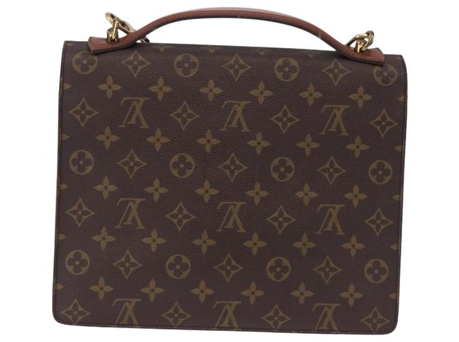 LOUIS VUITTON Borsa Monogram Monceau 28 2way M51185 LV Auth BA14646 Monogramma - vista 2