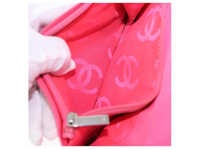 CHANEL Cambon Line Long Wallet Lammleder Schwarz CC Auth 192549 - Ansicht 11