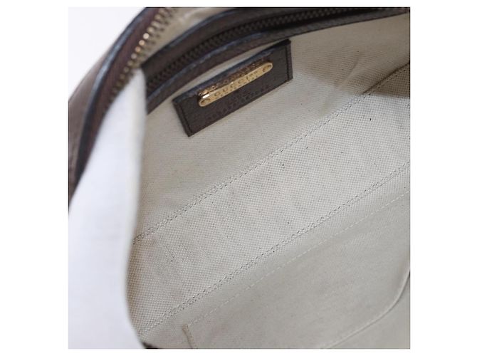 Marsupio GUCCI in Pelle Marrone Oro 602695 527066 Auth 192452V - vista 17