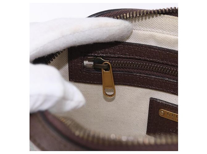 Marsupio GUCCI in Pelle Marrone Oro 602695 527066 Auth 192452V - vista 20
