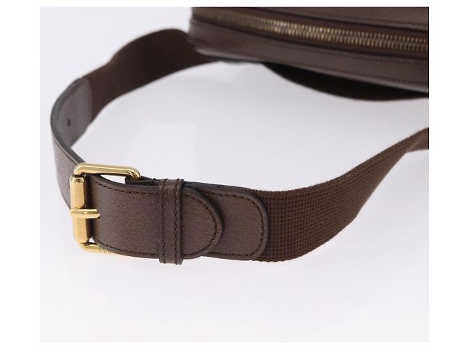 Marsupio GUCCI in Pelle Marrone Oro 602695 527066 Auth 192452V - vista 7