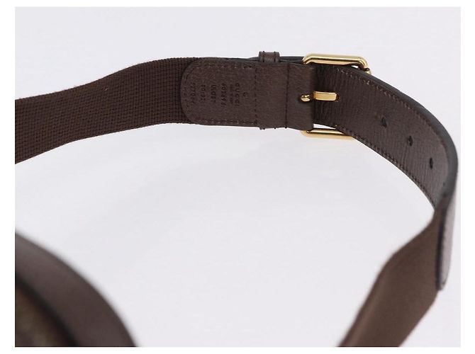 Marsupio GUCCI in Pelle Marrone Oro 602695 527066 Auth 192452V - vista 8
