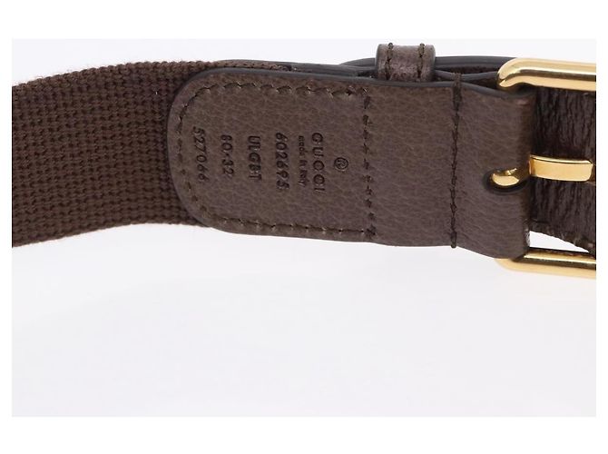 Marsupio GUCCI in Pelle Marrone Oro 602695 527066 Auth 192452V - vista 9