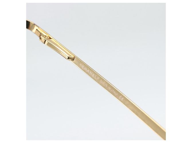 Gafas de sol CHANEL Metal Gold Tone CC Auth BA14750M - vista 10