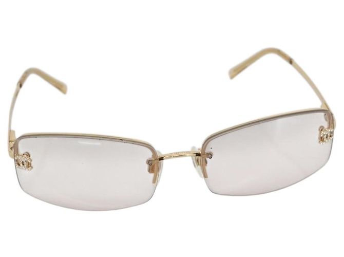 Gafas de sol CHANEL Metal Gold Tone CC Auth BA14750M - vista 2