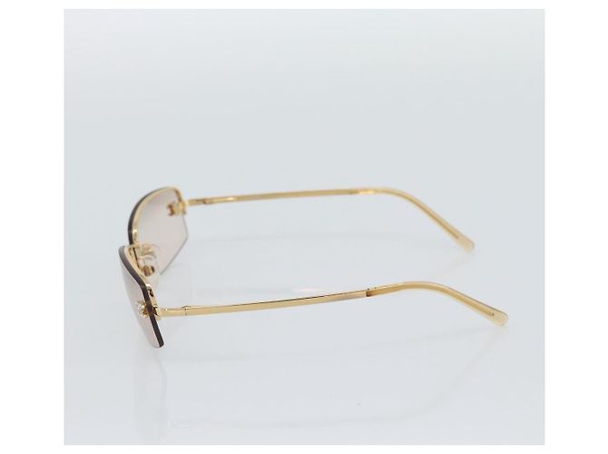 Gafas de sol CHANEL Metal Gold Tone CC Auth BA14750M - vista 5