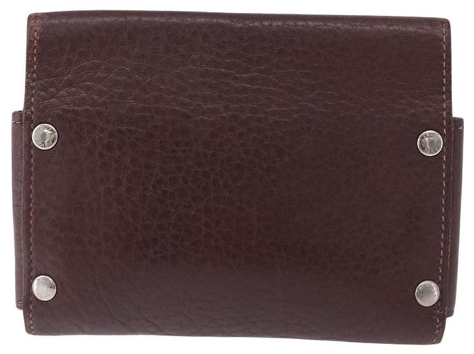 Hermès HERMES Etui Cult GM Tarjetero de cuero marrón plata Auth bs36398 Castaño - vista 3