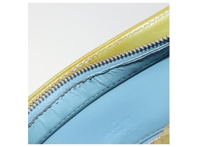 LOUIS VUITTON Borsa Monogram Vernis Houston Baby Blue M91005 LV Auth hk3972 Blu chiaro - vista 10