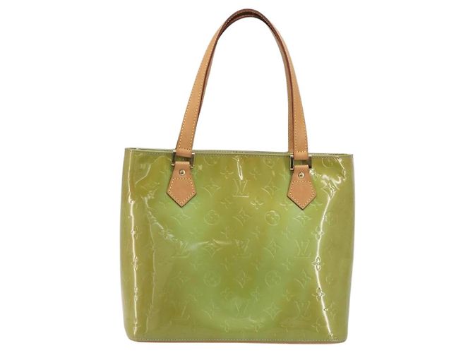 LOUIS VUITTON Borsa Monogram Vernis Houston Baby Blue M91005 LV Auth hk3972 Blu chiaro - vista 13