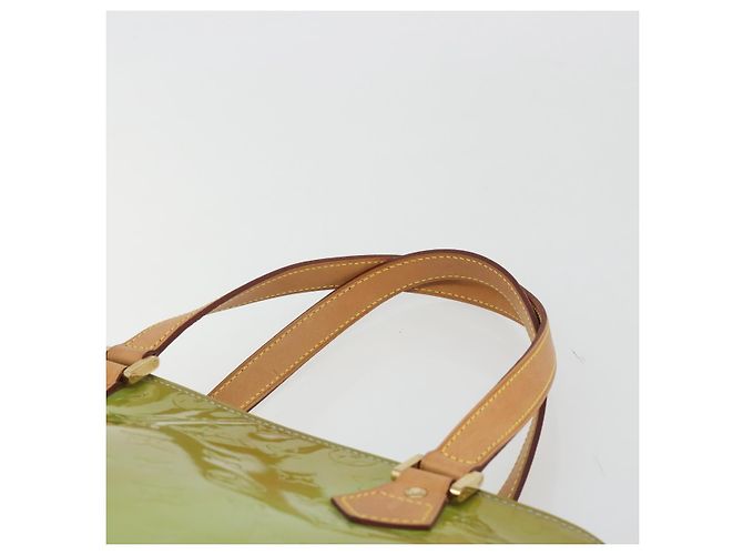 LOUIS VUITTON Borsa Monogram Vernis Houston Baby Blue M91005 LV Auth hk3972 Blu chiaro - vista 14