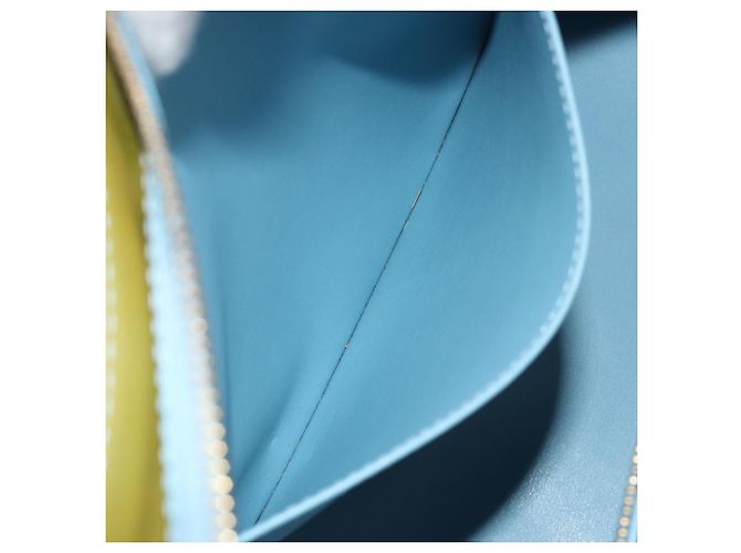 LOUIS VUITTON Borsa Monogram Vernis Houston Baby Blue M91005 LV Auth hk3972 Blu chiaro - vista 25