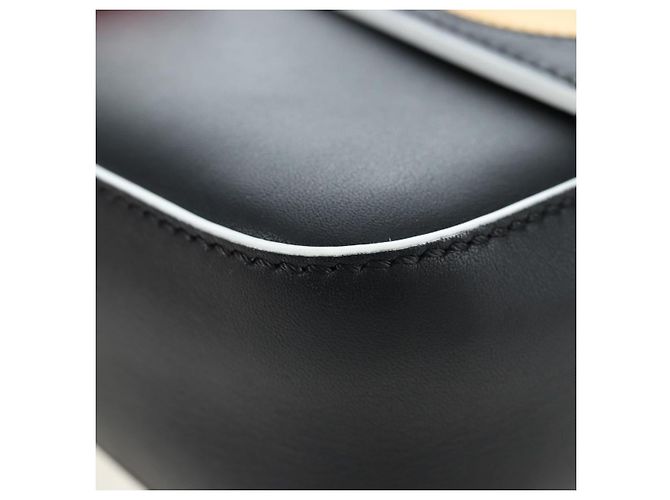FENDI Bugs Monster Mamma Baguette Leather 2way Black 8BR600 Auth BA14594SAM Nero Giallo - vista 17