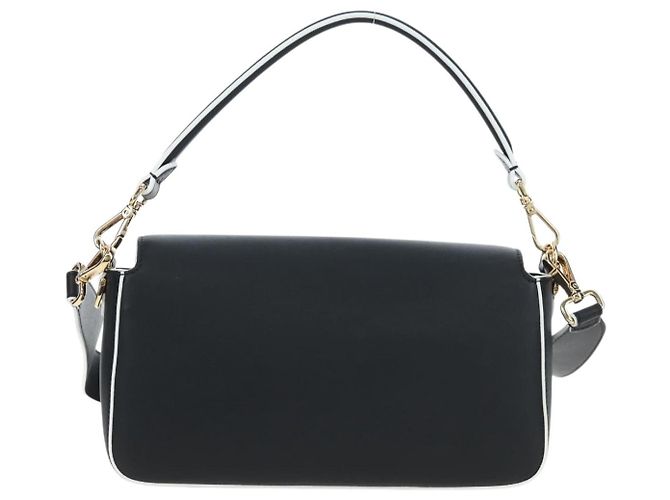 FENDI Bugs Monster Mamma Baguette Leather 2way Black 8BR600 Auth BA14594SAM Nero Giallo - vista 2