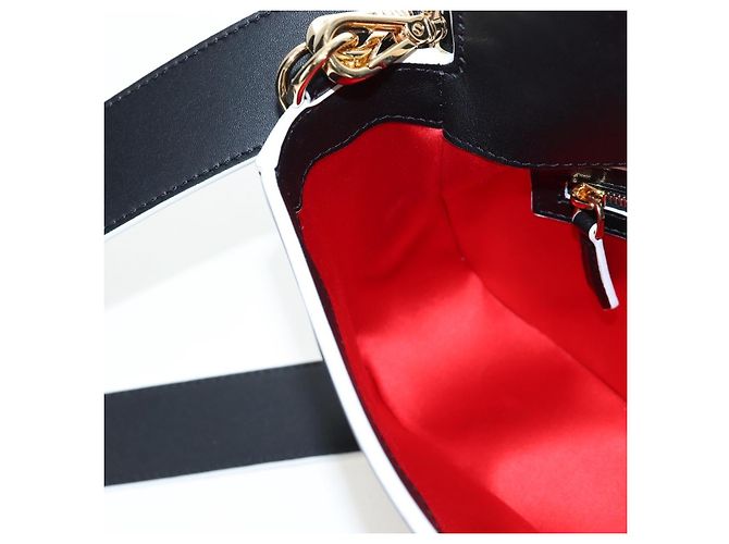 FENDI Bugs Monster Mamma Baguette Leather 2way Black 8BR600 Auth BA14594SAM Nero Giallo - vista 27