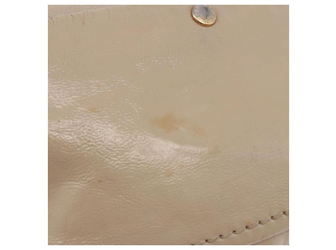 Borsa a Spalla con Catena PRADA in Pelle Beige Oro Auth bs36546 D'oro - vista 8