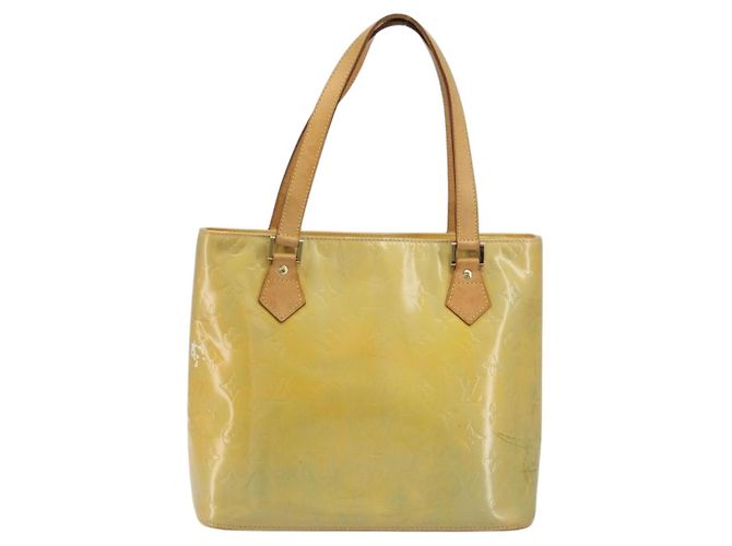 LOUIS VUITTON Borsa Monogram Vernis Houston Gris M91053 LV Auth hk3941 Grigio - vista 13