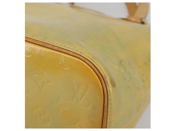 LOUIS VUITTON Borsa Monogram Vernis Houston Gris M91053 LV Auth hk3941 Grigio - vista 15