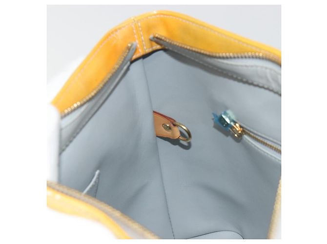 LOUIS VUITTON Borsa Monogram Vernis Houston Gris M91053 LV Auth hk3941 Grigio - vista 23