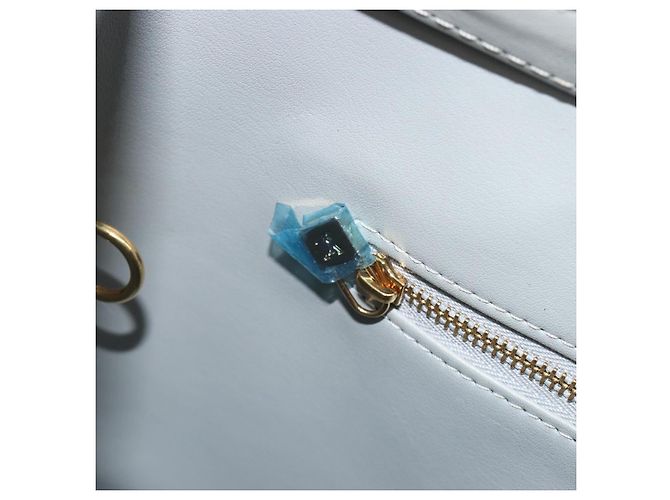 LOUIS VUITTON Borsa Monogram Vernis Houston Gris M91053 LV Auth hk3941 Grigio - vista 24