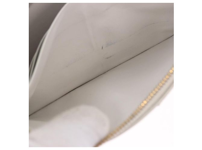 Cartera Larga BOTTEGA VENETA MAXI INTRECCIATO de cuero Blanco Oro Auth bs36408 - vista 20
