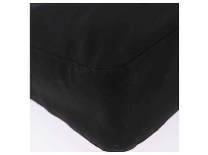 Borsa Salvatore Ferragamo Vala in tela nero e argento autentica gh2305 - vista 10