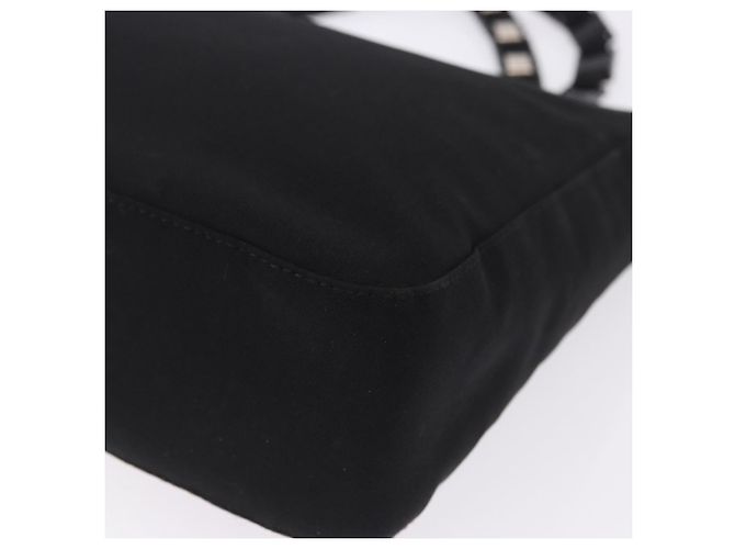 Borsa Salvatore Ferragamo Vala in tela nero e argento autentica gh2305 - vista 11