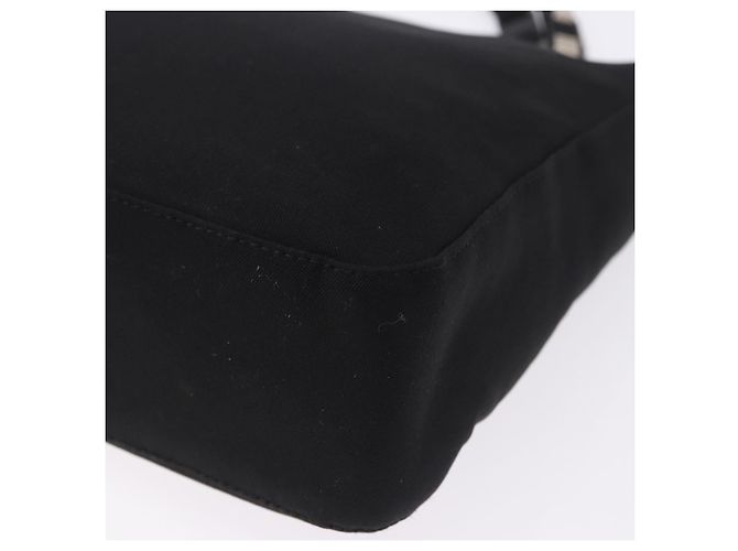 Borsa Salvatore Ferragamo Vala in tela nero e argento autentica gh2305 - vista 13