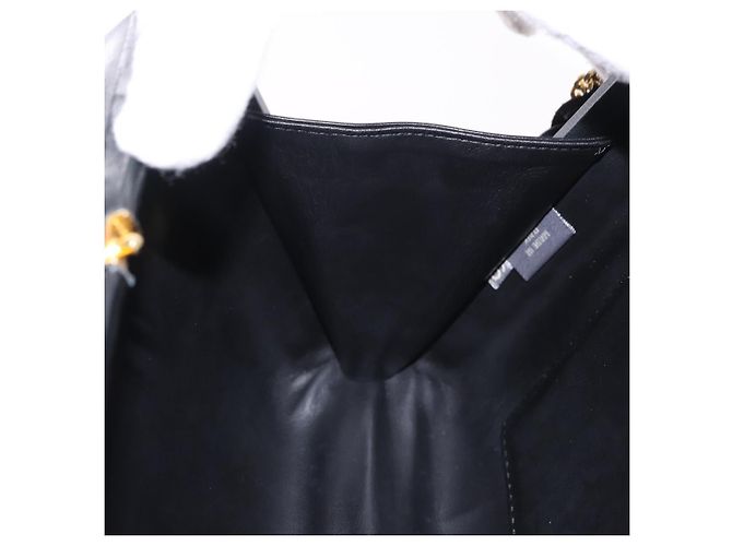 Sac à main BALLY en cuir 2way Noir Doré Auth BA14687A - vue 20