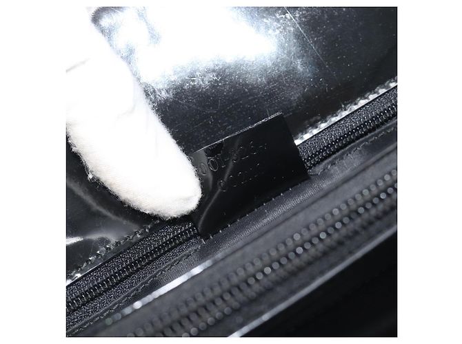 Borsa Tote GUCCI in vernice nera con dettagli argento 001 3264 Auth gh2325 Nero - vista 23