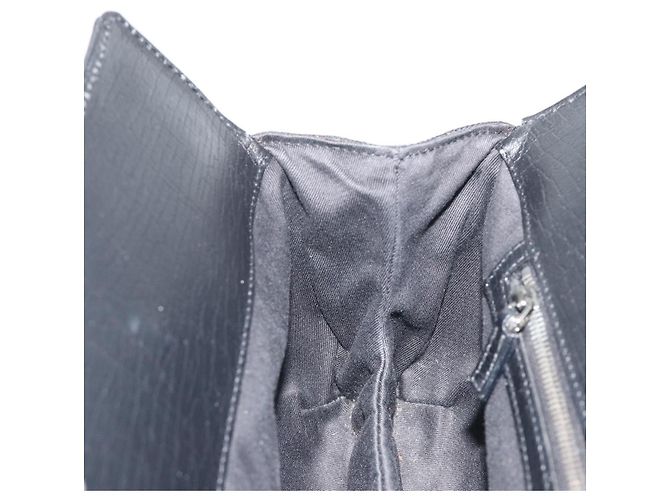 Borsa GUCCI Horsebit GG Canvas Nera Argento 114913 Auth 193014V Nero - vista 18