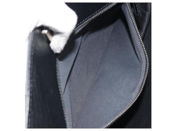 Borsa GUCCI Horsebit GG Canvas Nera Argento 114913 Auth 193014V Nero - vista 20