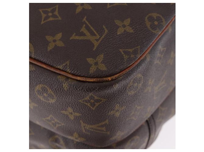 LOUIS VUITTON Borsa Boston Monogram Alize de Poche 2way M41392 LV Auth 194574 Monogramma - vista 14