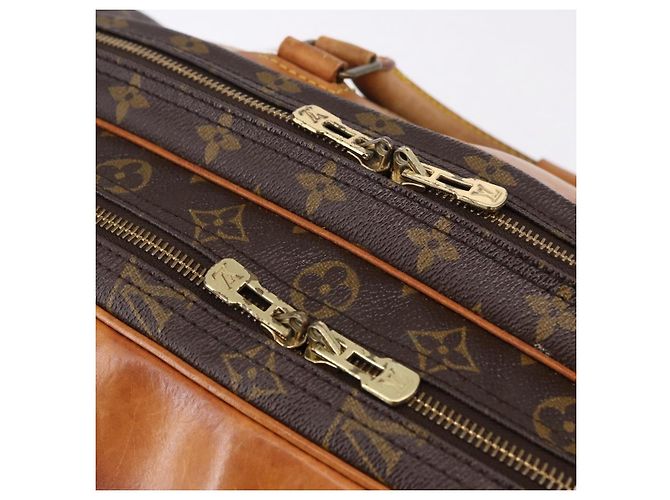 LOUIS VUITTON Borsa Boston Monogram Alize de Poche 2way M41392 LV Auth 194574 Monogramma - vista 18