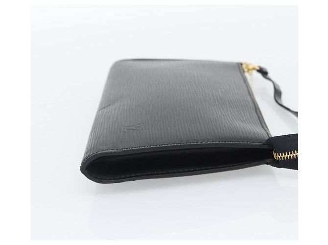 LOUIS VUITTON Epi Pochette Accessoires Bolso de Accesorios Negro M52982 Auth ka5553 - vista 4