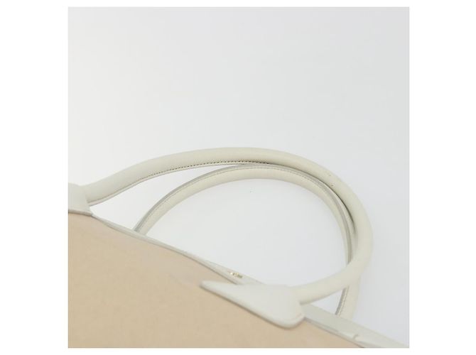 Borsa PRADA in tela Beige Gold Auth 192530A D'oro - vista 14