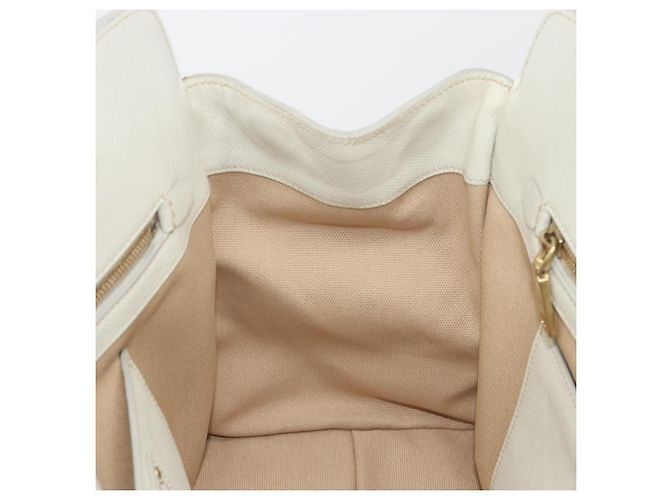 Borsa PRADA in tela Beige Gold Auth 192530A D'oro - vista 22