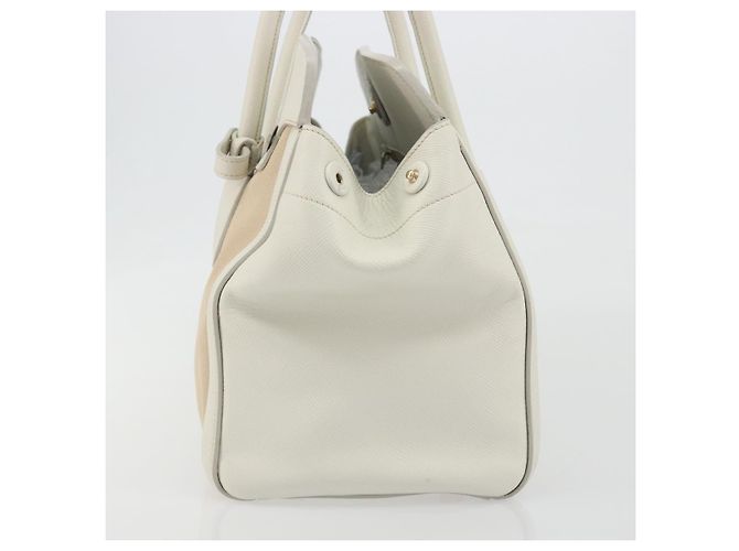 Borsa PRADA in tela Beige Gold Auth 192530A D'oro - vista 4