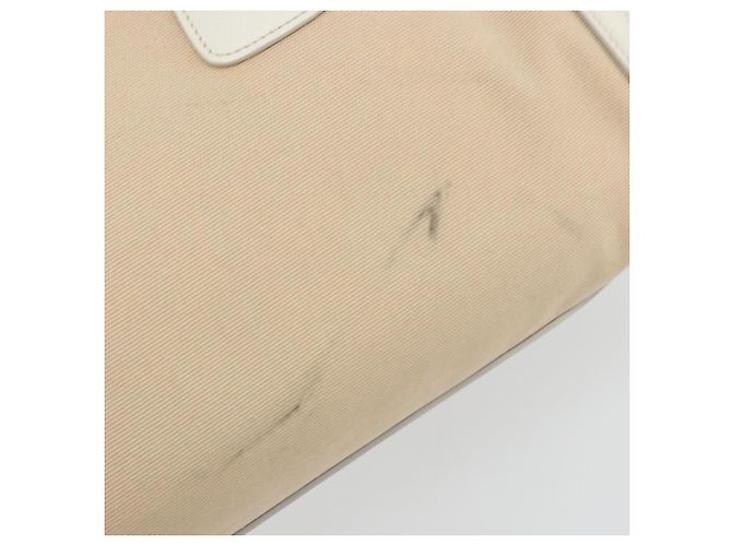 Borsa PRADA in tela Beige Gold Auth 192530A D'oro - vista 8