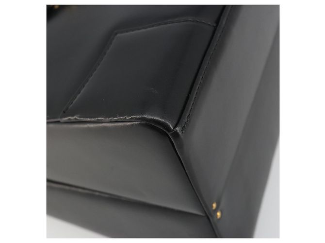 Borsa Vivienne Westwood in pelle nera e oro Auth 195203A Nero D'oro - vista 11