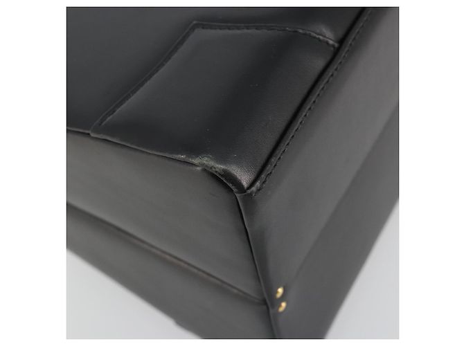 Borsa Vivienne Westwood in pelle nera e oro Auth 195203A Nero D'oro - vista 13