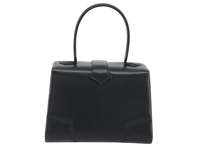Borsa Vivienne Westwood in pelle nera e oro Auth 195203A Nero D'oro - vista 3