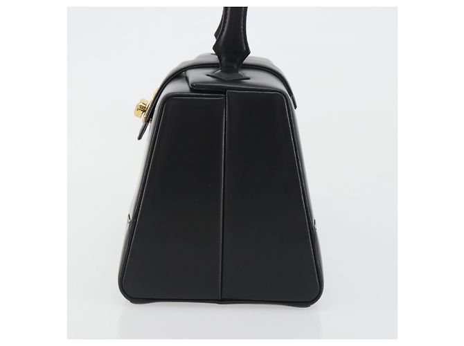 Borsa Vivienne Westwood in pelle nera e oro Auth 195203A Nero D'oro - vista 4
