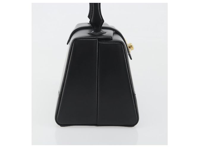 Borsa Vivienne Westwood in pelle nera e oro Auth 195203A Nero D'oro - vista 5