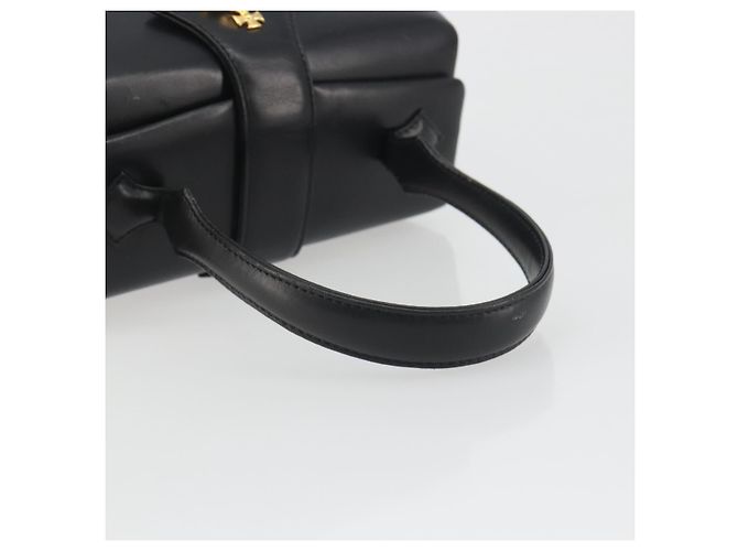 Borsa Vivienne Westwood in pelle nera e oro Auth 195203A Nero D'oro - vista 7