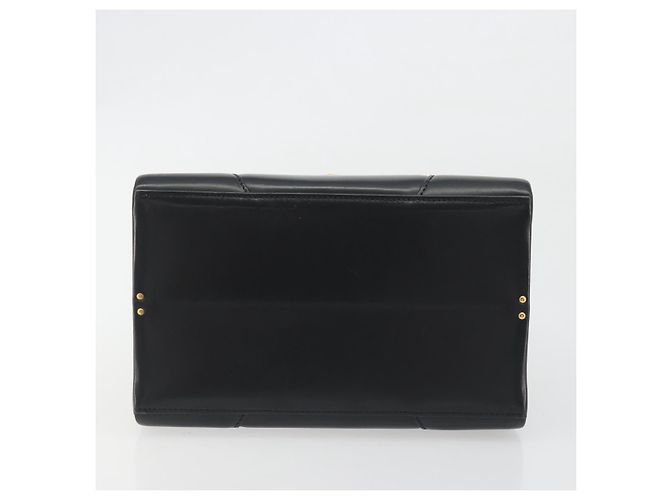 Borsa Vivienne Westwood in pelle nera e oro Auth 195203A Nero D'oro - vista 9
