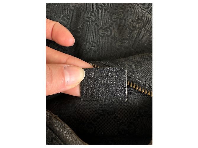Marsupio Vintage Gucci GG Supreme Nero Argento - vista 12