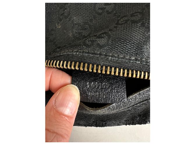 Marsupio Vintage Gucci GG Supreme Nero Argento - vista 13