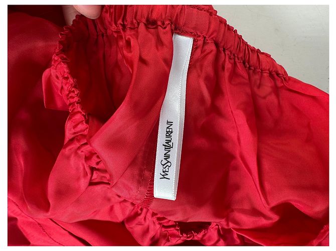 Vintage Yves Saint Laurent Rock Hellrot L - view 4